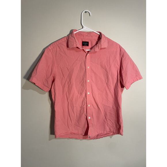 Lot Of 3 Untuck It Shirt Men M Short & Long Sleeve Button Up Print Casual - Picture 3 of 16